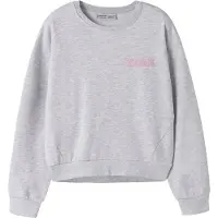 Name it Sweatshirt 'NKFVIMA' acinzentado / rosa