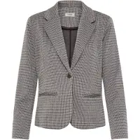 Fransa Blazer azul / cappuccino / castanho escuro