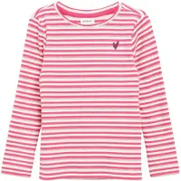 s.Oliver Camisola rosa claro / prata / branco