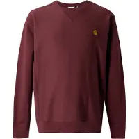 Carhartt WIP - Sweats - American Script Sweat Amarone para Homem - Tamanho S