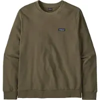 Patagonia - Sweats - M's Daily Crew Basin Green para Homem - Tamanho L - Caqui