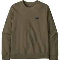 Patagonia - Sweats - M's Daily Crew Basin Green para Homem - Tamanho M - Caqui