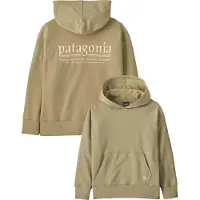 Patagonia - Marcas - K's Hoody Sweatshirt Hut Tripper Weathered Stone para criança - Tamanho criança XS - Cinzento