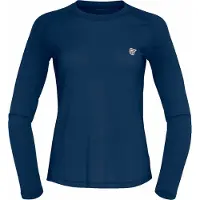 Norrøna - Primeiras camadas mulher - Femund Pureull Long Sleeve W'S Indigo Night para Mulher - Tamanho XS
