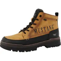 Mustang Botas com atacadores camelo / preto