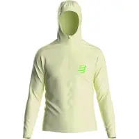 Compressport - Vestuário trail corrida - Hurricane Waterproof Jacket M Lime para Homem - Tamanho M - Verde