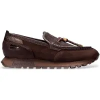 Hispanitas para mulher. HI265128 Mocassins de Pele Oregon marrom (36), Couro, Plano, Nenhum, Casual