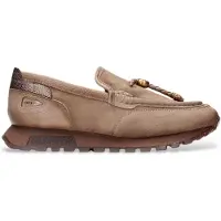 Hispanitas para mulher. HI265128 Mocassins de Pele Oregon taupe (38), Couro, Plano, Nenhum, Casual