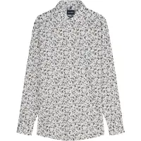 Olymp Camisa castanho claro / abe / branco