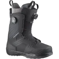 Salomon Snowboard - Botas snowboard homem - Dialogue Dual BOA Black/Black/Asphalt para Homem - Tamanho 27 - Preto