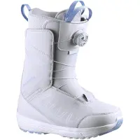 Salomon Snowboard - Botas snowboard Mulher - Pearl BOA Gray Violet/Brunnera Blue/White para Mulher - Tamanho 25 - Branco