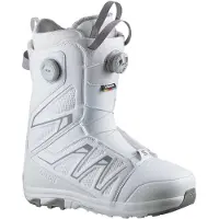 Salomon Snowboard - Botas snowboard homem - Launch BOA SJ BOA White/Alloy para Homem - Tamanho 31 - Branco