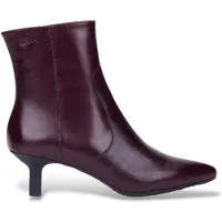 Wonders para mulher. G-7111 Botins de Pele Talis grená (41), Couro, 3 a 5cm, Zíper, Casual, Sapatos de Festa