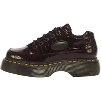 Dr. Martens Sapatos Buzz 5i 5 Eye Shoe Oxblood High Shine Croc Emboss mulheres - Castanho - 41