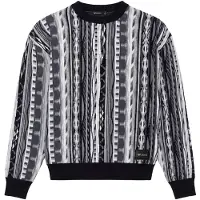 Carlo colucci Pullover cinzento claro / cinzento escuro / preto / branco