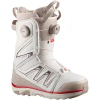 Salomon Snowboard - Botas snowboard Mulher - Ivy BOA SJ BOA Almond Milk/White Pepper/Haute Red para Mulher - Tamanho 23 - Branco