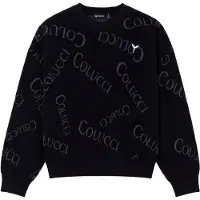Carlo colucci Pullover cinzento escuro / preto / branco