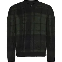 Barbour Pullover 'Hunham' azul escuro / oliveira / preto