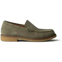 BOSS para homem. 50568752 Mocassins de couro Kope Mocc verde (40), Plano, Nenhum, Casual
