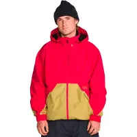 Volcom - Casacos ski - Longo Gore-Tex Jacket Bright Cherry para Homem - Nylon - Tamanho XL - Vermelho