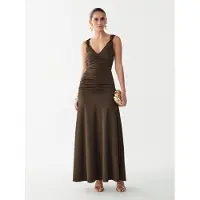 St MRLO Vestido castanho