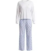 Tommy Hilfiger Underwear Pijama 'Essential' navy / azul claro / branco