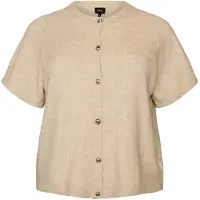 Zizzi Casaco de malha 'CAVISTA' taupe
