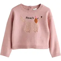 Next Pullover castanho claro / cor-de-rosa / preto