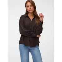 Vero Moda Blusa 'VMMelaney' castanho escuro