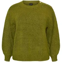 Zizzi Pullover 'Cavista' verde mosqueado