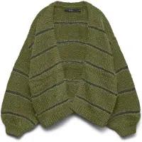 Vero Moda Casaco de malha 'VMMAYBE' verde / verde escuro