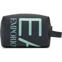 EA7 unisex. 245076_3R910 Necessaire com maxilogotipo preto (OSFA), Casual, Poliuretano