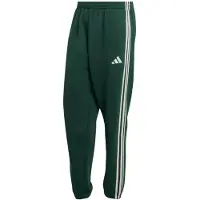Adidas Calças de desporto verde / branco