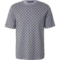 Scotch & Soda Camisa azul / azul noturno / branco