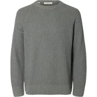Selected Pullover 'SLMBRaun' cinzento