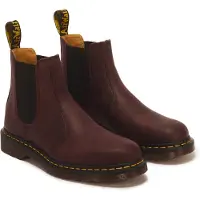 Dr. Martens para mulher. 27486600 Botins de Couro 2976 Ys castanho (39), Marrom, Plano, 1 a 3cm, Nenhum, Casual