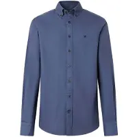 Hackett London para homem. HM3010835 Camisa Essential Dyed azul (S), Casual, Algodão, Manga comprida