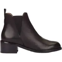 Wonders para mulher. D-2102_5511_5792 Botins de Pele Crep 02 Preto (40), Couro, 3 a 5cm, Nenhum, Casual