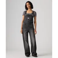 Levi's para mulher. 000UG-0006 Macacão Baggy preto (S), Casual, Algodão, Denim
