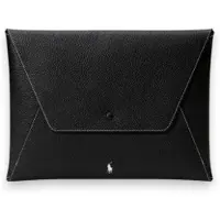Ralph Lauren para mulher. 427971194004 Carteira Polo Play de couro preto (OSFA), Casual, Pele