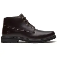 Timberland para homem. TB0A5SRXW011 Botins de couro Chukka Stormbucks castanho (43.5), Marrom, Plano, Cordão, Casual