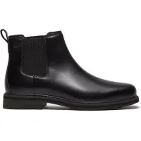Timberland para homem. TB0A42PGW021 Botas Chelsea Stormbucks em pele preta (41.5), Couro, Preto, Plano, Nenhum, Casual