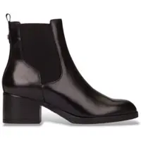 Wonders para mulher. G-6252_2763_5792 Botins de Couro Santafé 52 Preto (38), 3 a 5cm, Nenhum, Casual