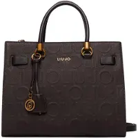 Liu Jo para mulher. AF6086-E1139 Bolsa Shopping Marca marrom (OSFA), Casual, Poliéster