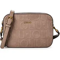Liu Jo para mulher. AF6211-E1139 Bolsa tiracolo média com logo bege (OSFA), Casual, Poliéster