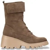 Wonders para mulher. G-7021_2215_9406 Botins de Couro Toronto 21 Castanho (39), Marrom, 3 a 5cm, Camurça, Cordão, Casual