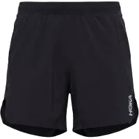 Hoka One One Calças de desporto 'Glide' cinzento / preto