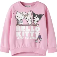 Name it Sweatshirt 'NMFAbara Hellok' ouro / rosa claro / preto / branco