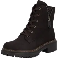 Rieker Botim com fivela 'Booties 72617' castanho escuro