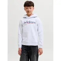 Jack & Jones Kids Junior Sweatshirt 'JJTOM' azul escuro / vermelho ferrugem / esbranquiçado